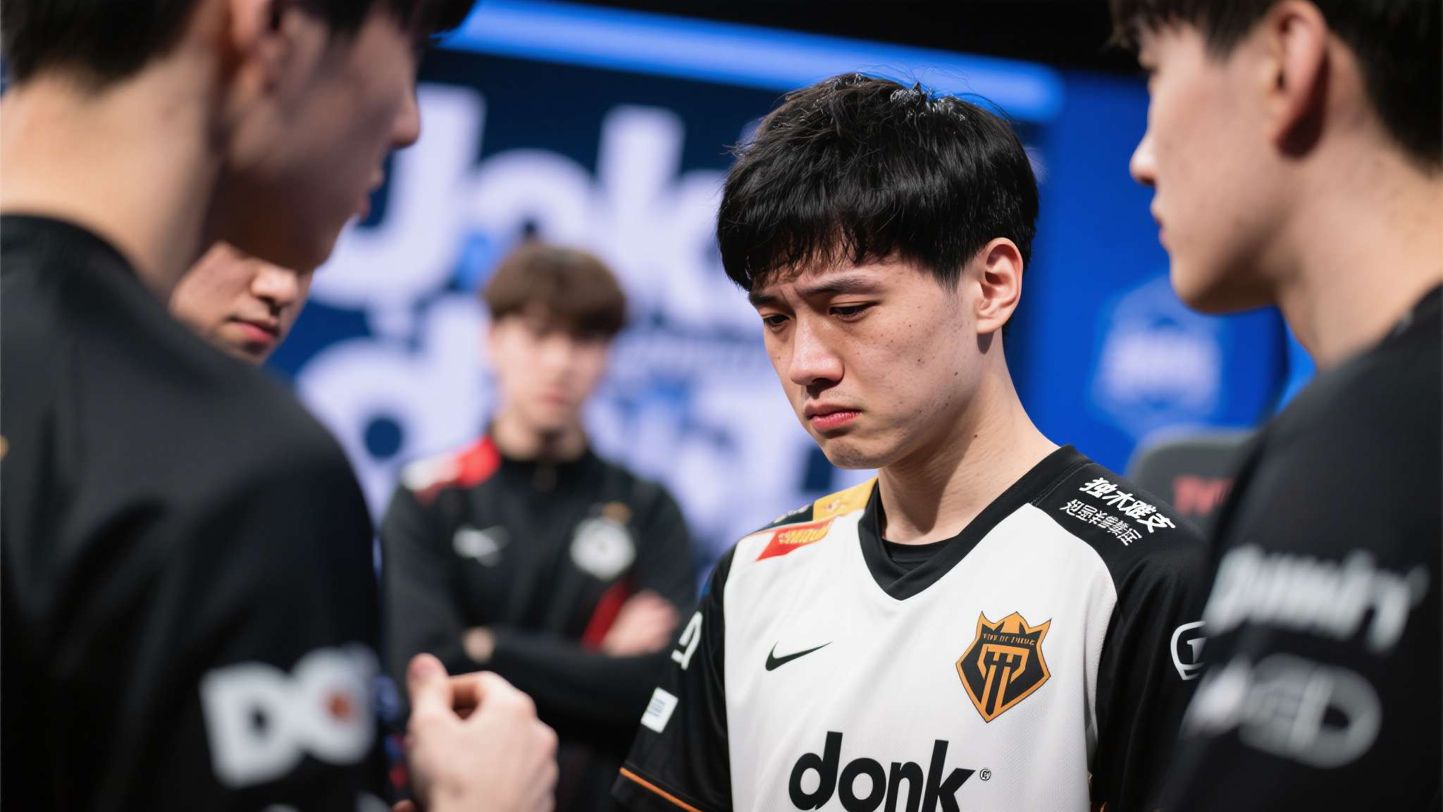CS2今日赛事绿龙0-2负蒙古!donk独木难支情绪低落 赛后镜头扫过donk时,其面部表情凝重,情绪明显低沉,与队友之间的交流也显得较为